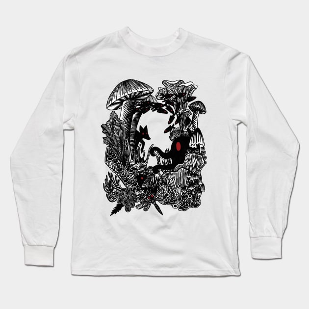 Forbidden Forest 1 Long Sleeve T-Shirt by paintedpansy